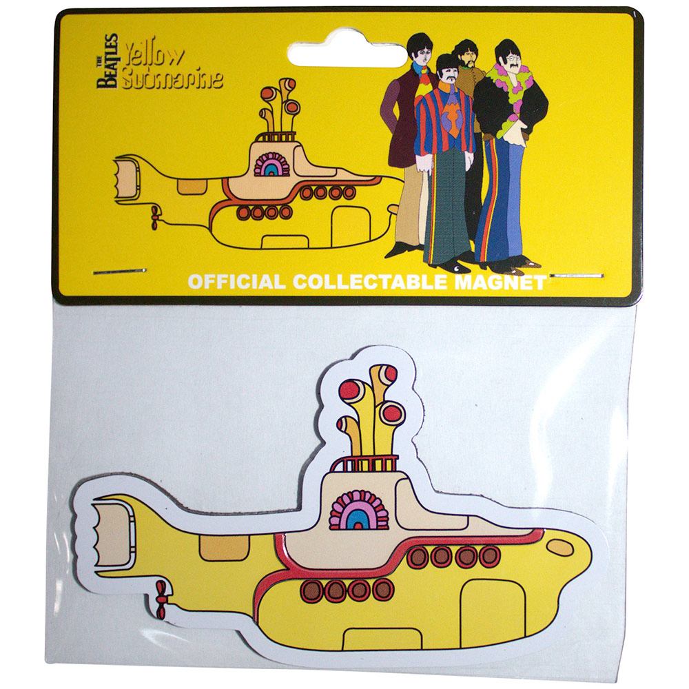 The Beatles - Yellow Submarine Embossed Fridge magnet - Multicolours